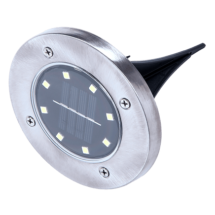 12x Solar Powered LED Buried Inground Recessed Light Garden Outdoor Deck Path Home & Garden Kings Warehouse