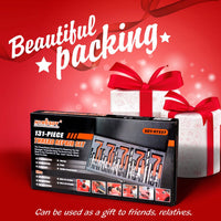 131Pc Metric Thread Repair Kit HSS Drill Helicoil Set Heli Coil Tap Insert with Case Auto Accessories Kings Warehouse