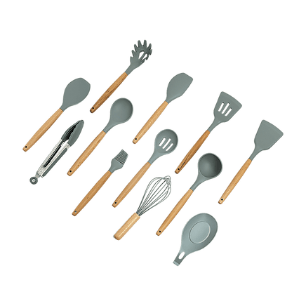 13x Kitchen Utensils for Cooking Baking Silicone Set Home & Garden Kings Warehouse
