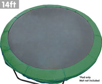 14ft Trampoline Replacement Spring Pad Round Cover - Green Sports & Fitness Kings Warehouse