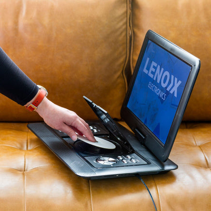 15.4" Swivel Portable DVD Player & Screen, Rechargeable Entertainment Audio & Video Kings Warehouse