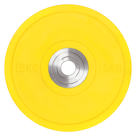 15KG PRO Olympic Rubber Bumper Weight Plate Sports & Fitness Kings Warehouse