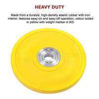 15KG PRO Olympic Rubber Bumper Weight Plate Sports & Fitness Kings Warehouse