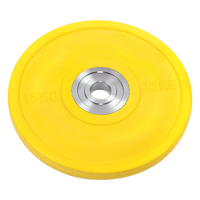 15KG PRO Olympic Rubber Bumper Weight Plate Sports & Fitness Kings Warehouse