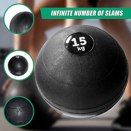 15kg Slam Ball No Bounce Crossfit Fitness MMA Boxing BootCamp Sports & Fitness Kings Warehouse