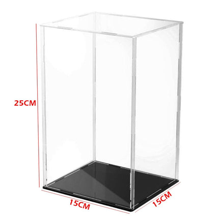 15x15x25CM Acrylic Display Case Action Figure Box Dustproof Model Collections Kings Warehouse