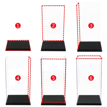 15x15x25CM Acrylic Display Case Action Figure Box Dustproof Model Collections Kings Warehouse