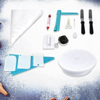 164Pcs Cake Decorating Kit Turntable Rotating Baking Flower Icing Piping Nozzles Home & Garden Kings Warehouse
