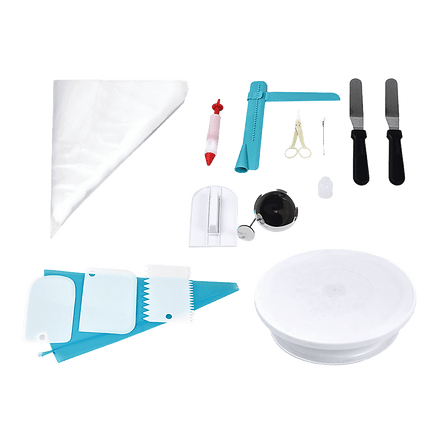 164Pcs Cake Decorating Kit Turntable Rotating Baking Flower Icing Piping Nozzles Home & Garden Kings Warehouse