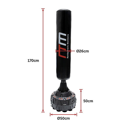 170cm Free Standing Boxing Punching Bag Stand MMA UFC Kick Fitness Sports & Fitness Kings Warehouse