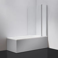 180 Degree Pivot Door 6mm Safety Glass Bath Shower Screen 1200x1400mm By Della Francesca Furniture Kings Warehouse