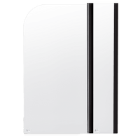 180 Degree Pivot Door 6mm Safety Glass Bath Shower Screen 1200x1400mm By Della Francesca Kings Warehouse 