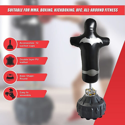 180cm Free Standing Boxing Punching Bag Stand MMA UFC Kick Fitness Sports & Fitness Kings Warehouse