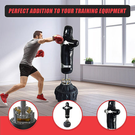 180cm Free Standing Boxing Punching Bag Stand MMA UFC Kick Fitness Sports & Fitness Kings Warehouse