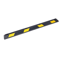 180cm Heavy Duty Rubber Curb Parking Guide Wheel Driveway Stopper Reflective Yellow Tools Kings Warehouse