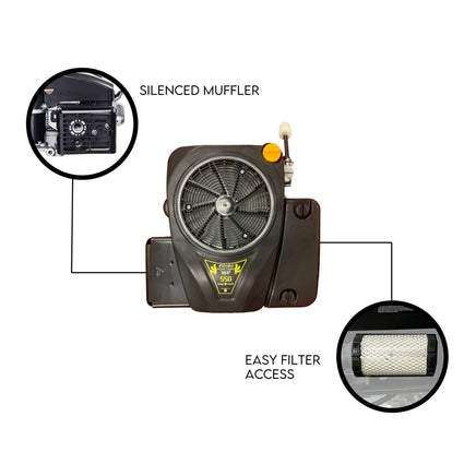 18HP Vertical Shaft Lawn Mower Engine Petrol Motor 4 Stroke OHV Ride On Tools Kings Warehouse