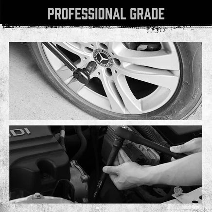 19Pc Deep Socket Set Impact 1/2" Drive Extension Bars Flexible Adapter 10-24mm Auto Accessories Kings Warehouse