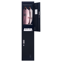 2-Door Vertical Locker for Office Gym Shed School Home Storage Furniture Kings Warehouse