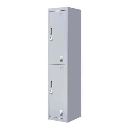 2-Door Vertical Locker for Office Gym Shed School Home Storage Furniture Kings Warehouse