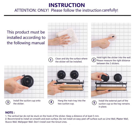 2 Pack Round Corner Shower Caddy Shelf Basket Rack with Premium Vacuum Suction Cup No-Drilling for Bathroom and Kitchen Kings Warehouse