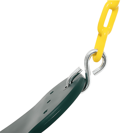 2 Pack Swings Seats Heavy Duty 66" Chain Plastic Coated Playground Swing Home & Garden Kings Warehouse