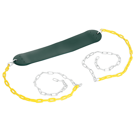 2 Pack Swings Seats Heavy Duty 66" Chain Plastic Coated Playground Swing Home & Garden Kings Warehouse