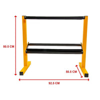 2 Tier Dumbbell Rack for Dumbbell Weights Storage Sports & Fitness Kings Warehouse