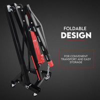 2 Ton Hydraulic Engine Crane Folding Hoist Stand Mobile Garage Workshop Tools Kings Warehouse