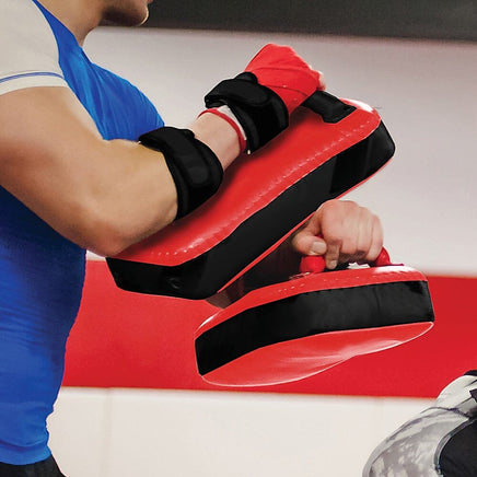 2 x Thai Boxing Punch Focus Pad Mitts Training Hit Strike Shield Sports & Fitness Kings Warehouse