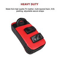 2 x Thai Boxing Punch Focus Pad Mitts Training Hit Strike Shield Sports & Fitness Kings Warehouse