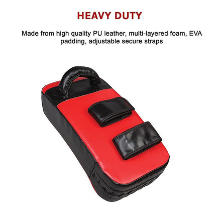 2 x Thai Boxing Punch Focus Pad Mitts Training Hit Strike Shield Sports & Fitness Kings Warehouse