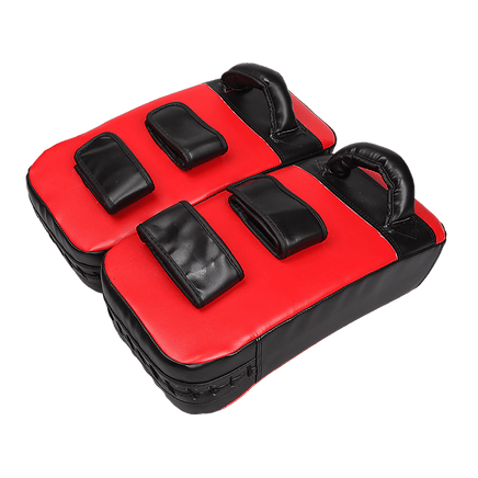 2 x Thai Boxing Punch Focus Pad Mitts Training Hit Strike Shield Sports & Fitness Kings Warehouse