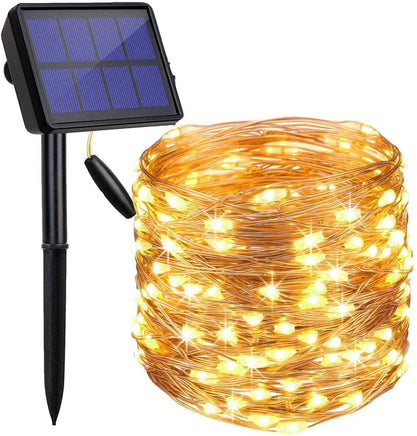 200 Waterproof LED Solar Fairy Light Outdoor with 8 Lighting Modes for Home,Garden and Decoration Kings Warehouse