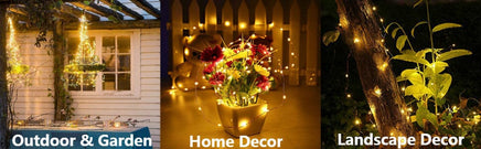 200 Waterproof LED Solar Fairy Light Outdoor with 8 Lighting Modes for Home,Garden and Decoration Kings Warehouse
