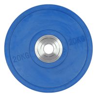 20KG PRO Olympic Rubber Bumper Weight Plate Sports & Fitness Kings Warehouse
