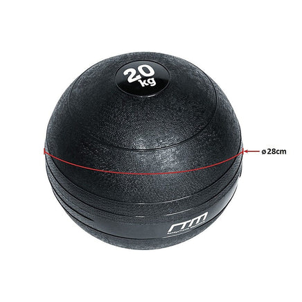 20kg Slam Ball No Bounce Crossfit Fitness MMA Boxing BootCamp Sports & Fitness Kings Warehouse