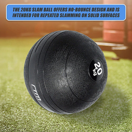 20kg Slam Ball No Bounce Crossfit Fitness MMA Boxing BootCamp Sports & Fitness Kings Warehouse