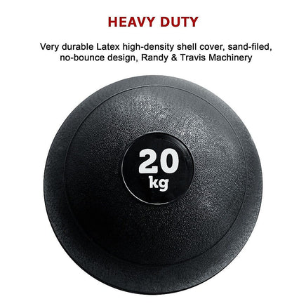 20kg Slam Ball No Bounce Crossfit Fitness MMA Boxing BootCamp Sports & Fitness Kings Warehouse