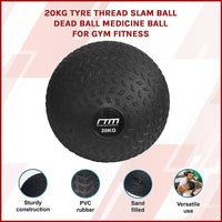 20kg Tyre Thread Slam Ball Dead Ball Medicine Ball for Gym Fitness Sports & Fitness Kings Warehouse