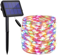 20m 200 LED Solar Powered Outdoor Lights with 8 Lighting Modes and Waterproof for Home,Garden and Decoration Kings Warehouse
