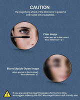 20X Magnifying Mirror and Eyebrow Tweezers Kit for Travel Kings Warehouse