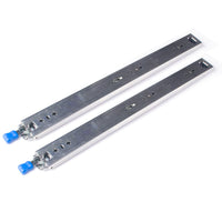22in Pair 150KG Heavy Duty Drawer Slides Rails Runners Locking Ball Bearing Kings Warehouse