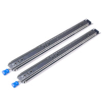 22in Pair 150KG Heavy Duty Drawer Slides Rails Runners Locking Ball Bearing Kings Warehouse
