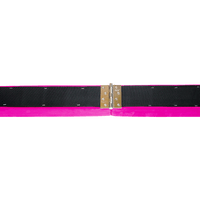 2.2m Gymnastics Folding Balance Beam Pink Synthetic Suede Sports & Fitness Kings Warehouse