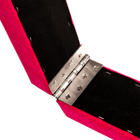 2.4m (8FT) Gymnastics Folding Balance Beam Pink Synthetic Suede Sports & Fitness Kings Warehouse