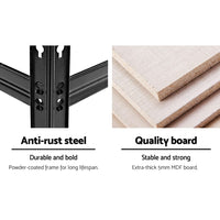 2.4MX1.8M Garage Shelving Warehouse Rack Pallet Racking Storage Steel Black Spring Savings: Outdoor Living Kings Warehouse