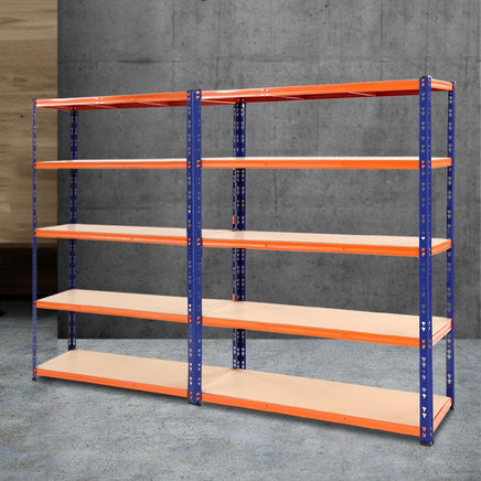 2.4MX1.8M Garage Shelving Warehouse Rack Pallet Racking Storage Steel Orange&Blue Spring Savings: Outdoor Living Kings Warehouse