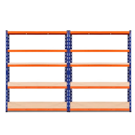 2.4MX1.8M Garage Shelving Warehouse Rack Pallet Racking Storage Steel Orange&Blue Spring Savings: Outdoor Living Kings Warehouse