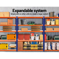 2.4MX1.8M Garage Shelving Warehouse Rack Pallet Racking Storage Steel Orange&Blue Spring Savings: Outdoor Living Kings Warehouse