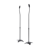 2pcs Speaker Stands Stand Rear Surround Sound Satellite Speakers Adjustable Audio & Video Kings Warehouse